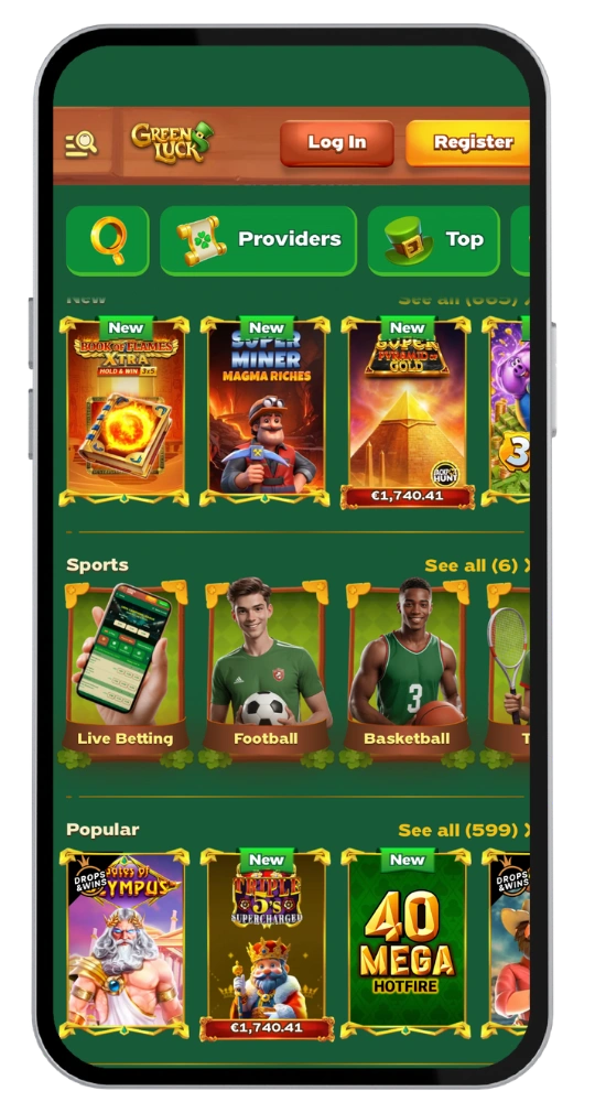 GreenLuck casino app